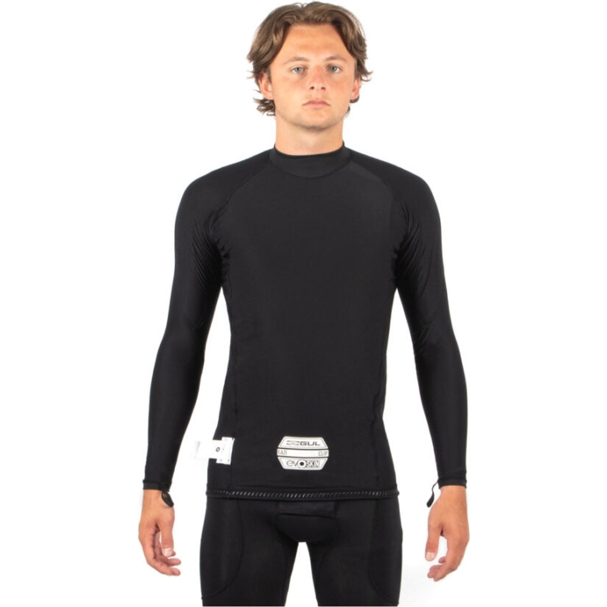 2025 Gul Mens Code Zero Evoskin Long Sleeve Rash Vest CZ0001 - Black
